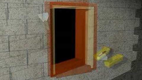 Wet-Flash: JELD-WEN window install in CMU wall