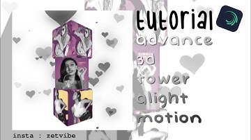 TUTORIAL | advanced 3d tower on Alight Motion