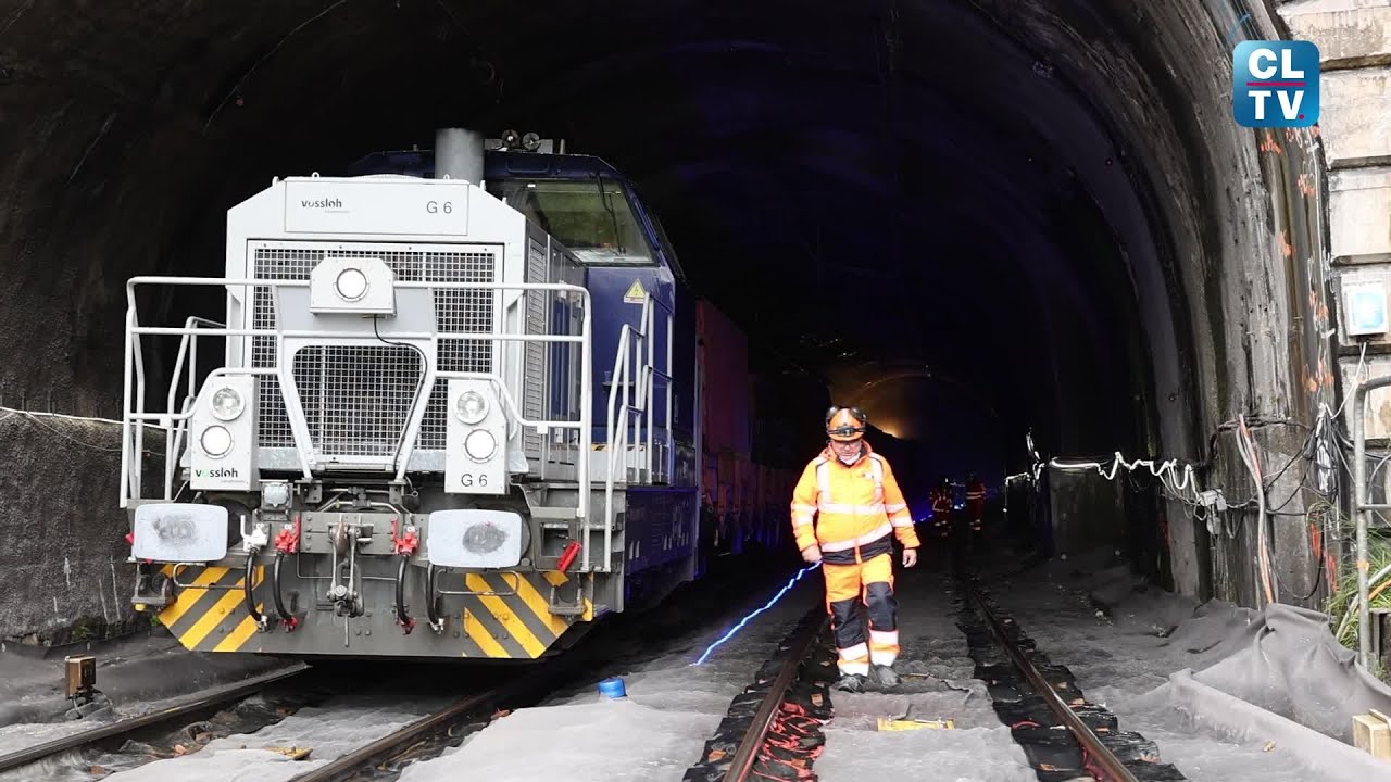 Un chantier extraordinaire dans le tunnel ferroviaire de Montmoreau