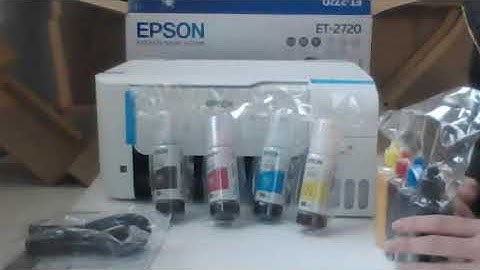 Unboxing Epson ET-2720 to Convert to Sublimation Printer - DON