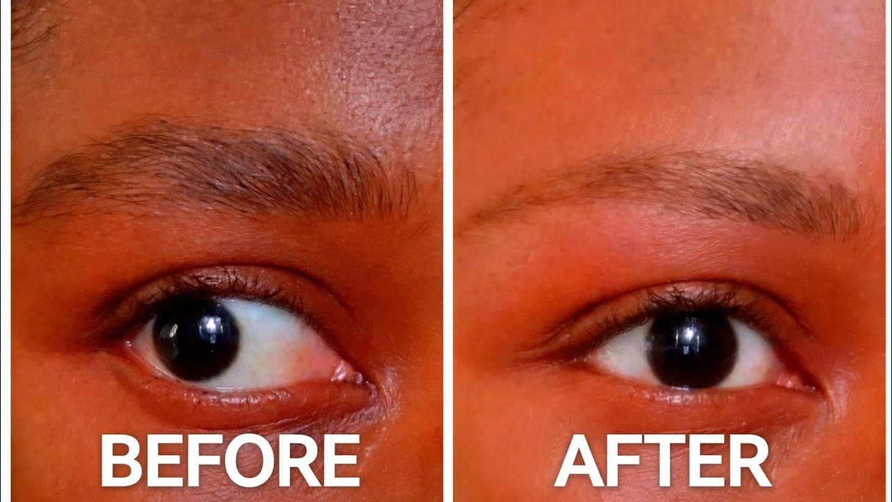 HOW TO SHAPE YOUR EYEBROWS AT HOME