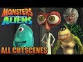 Monsters vs Aliens  Game Movie ( All Cutscenes )