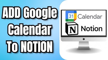 How To ADD Google Calendar To NOTION