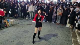 [STREET ARTIST] YU KAGAWA & HYOJIN. CHRISTMAS INTERACTIVE SHOW BUSKING. 231224.