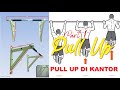 Pull up di kantor 1  bakar lemak  ngebar di kantor  office workout  hengvantri