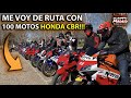 ME VOY DE RUTA CON 100 MOTOS HONDA CBR 😱🔥