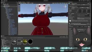 VRchatの3D作りを、お話しながら【Blender 4.2】　クロネコ先生と中の人( ΦωΦ )
