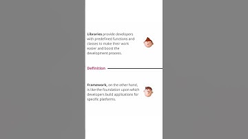 LIBRARY VS FRAMEWORK