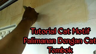 Di Sangka Wallpaper Ternyata Hasil Cat - MOtif batu alam 3D , terlihat Seperti Asli