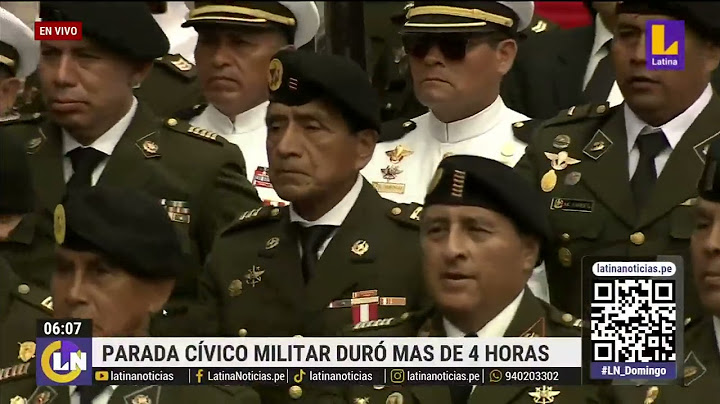 Desfile Militar: Así fue la participación de las fuerzas armadas