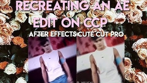 RECREATING AN AE EDIT WITH CCP || AE vs CCP