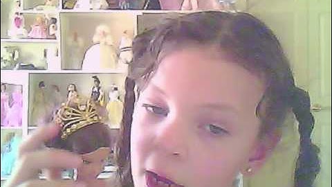 Brooke Simon and her Barbies