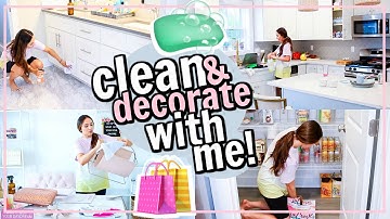 ULTIMATE CLEAN AND DECORATE WITH ME! 🌸🧼 2020 CLEANING MOTIVATION FOR ALL DAY! | Alexandra Beuter