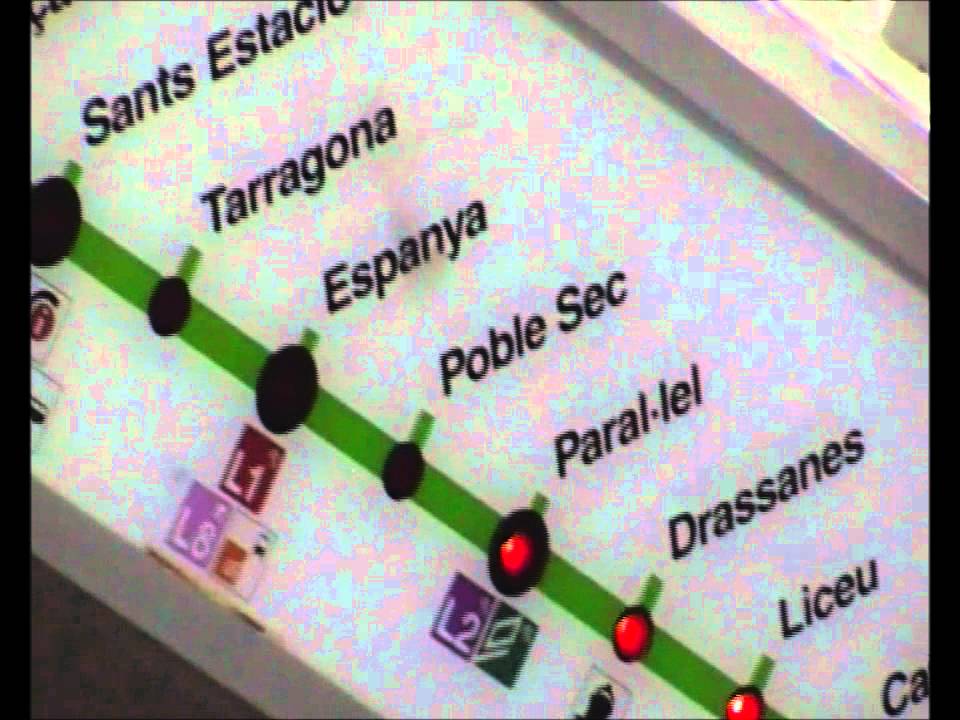 Megafonias L3 Metro Barcelona - Trinitat Nova - Zona Universitaria.