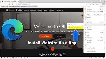 How to Install a Website as an App in Windows Using Microsoft Edge Chromium Browser