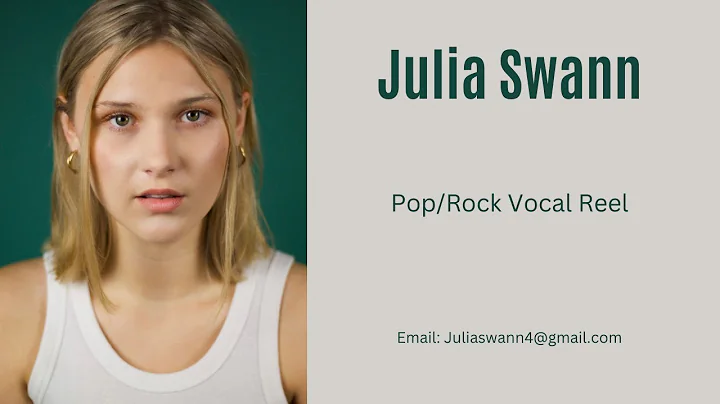 Julia Swann Pop/Rock Vocal Reel