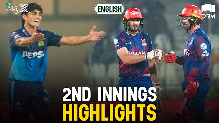 2nd Innings Highlights | Multan Sultans vs Islamabad United | Match 13 | HBL PSL X | M3O1K