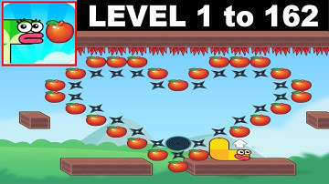 Hungry Worm - Greedy Worm level 1 to 162 - Full Game Guide - All levels Gameplay Walkthrough