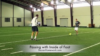 Soccer Skill: Passing Inside of Foot | Soccer Homework screenshot 5