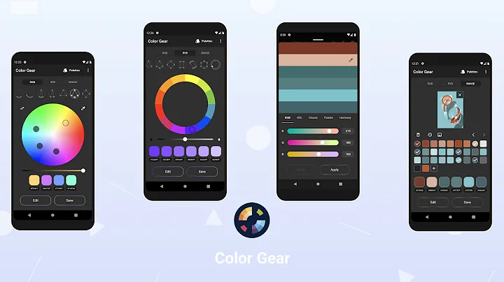 How to Create a Color Palette from Color Wheel harmony — Color Gear app