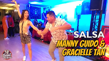 Manny Guido (DJ Macondo) & Graciella Tan Social Dancing - Unified On2 Social Halloween 2022| Salsa