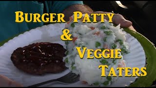 Burger Steak and Veggie Taters 121320