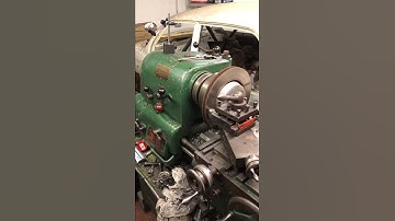 Resurfacing BMW M3 brake discs on Colchester Triumph lathe