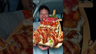 Sushi mukbang
