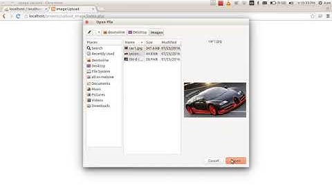 How to upload image to MySQL database and display it using php   YouTube