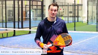 Halar Canguro controlador PadelGeek review of the Adidas Supernova Carbon CTRL 1.9 - YouTube