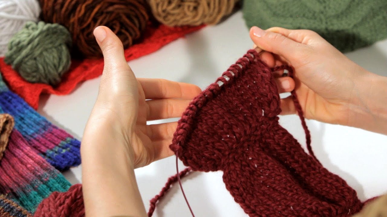 How to Do a Gathered Stitch Knitting YouTube