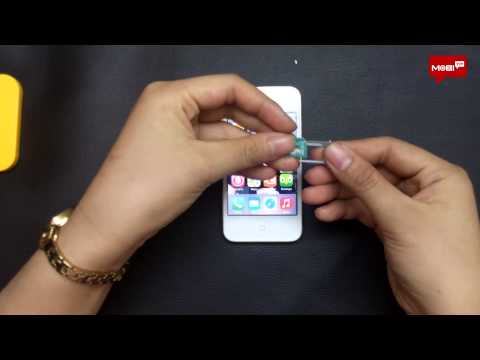 Hướng dẫn lắp sim iPhone 4s