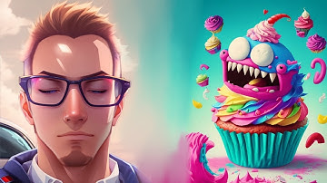 How to Draw a Cupcake Monster (Step by Step)