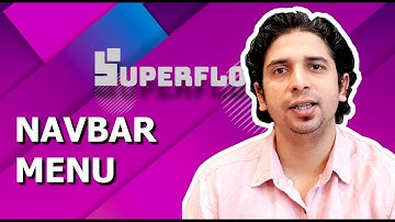 How to Customize the Menu of your React Navigation Bar | React JS | Navigation | Superflows