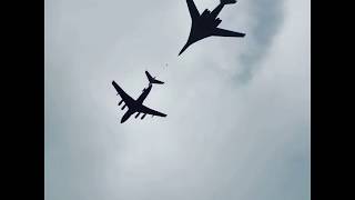 Пролёт Ту-160 и Ил-78 воздушный Парад Победы 2020