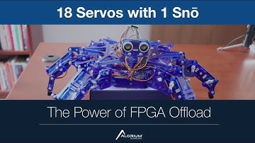 18 Servos with 1 Snō: The Power of FPGA Offload