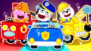 Pick Your Favorite Job for Babies! Police Car vs Fire Truck vs Crane