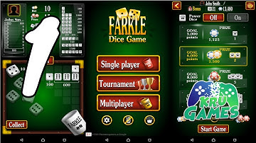 Farkle - dice games online Gameplay Walkthrough #1 (Android, IOS)