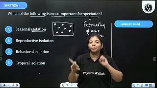 Which of the following is most important for speciation?....