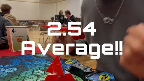 2.54 Official Pyraminx Average (SR 4) | DFW Cubing Spring 2025