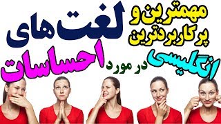 مهمترین و پرکاربردترین لغتهای انگلیسی در مورد احساسات