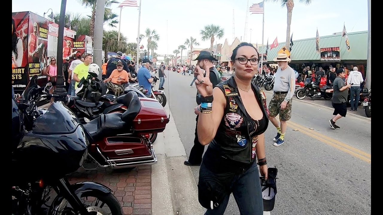 More Women Riders At Bike Week 2019 Daytona - YouTube