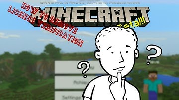 Minecraft: PE - How to fix the License Verification error