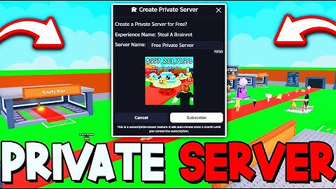 How To Get Free Private Servers in Steal A Brainrot In Roblox - Full Guide