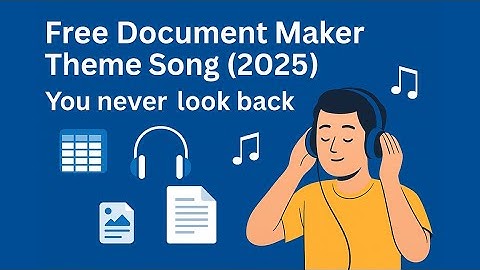 Freedocumentmaker.com Theme Song (2025) 🎧 | AI Productivity Music for Focus & Workflow