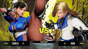 Fatal Fury: City of The Wolves Chun-Li Vs. Kain CPU Gameplay