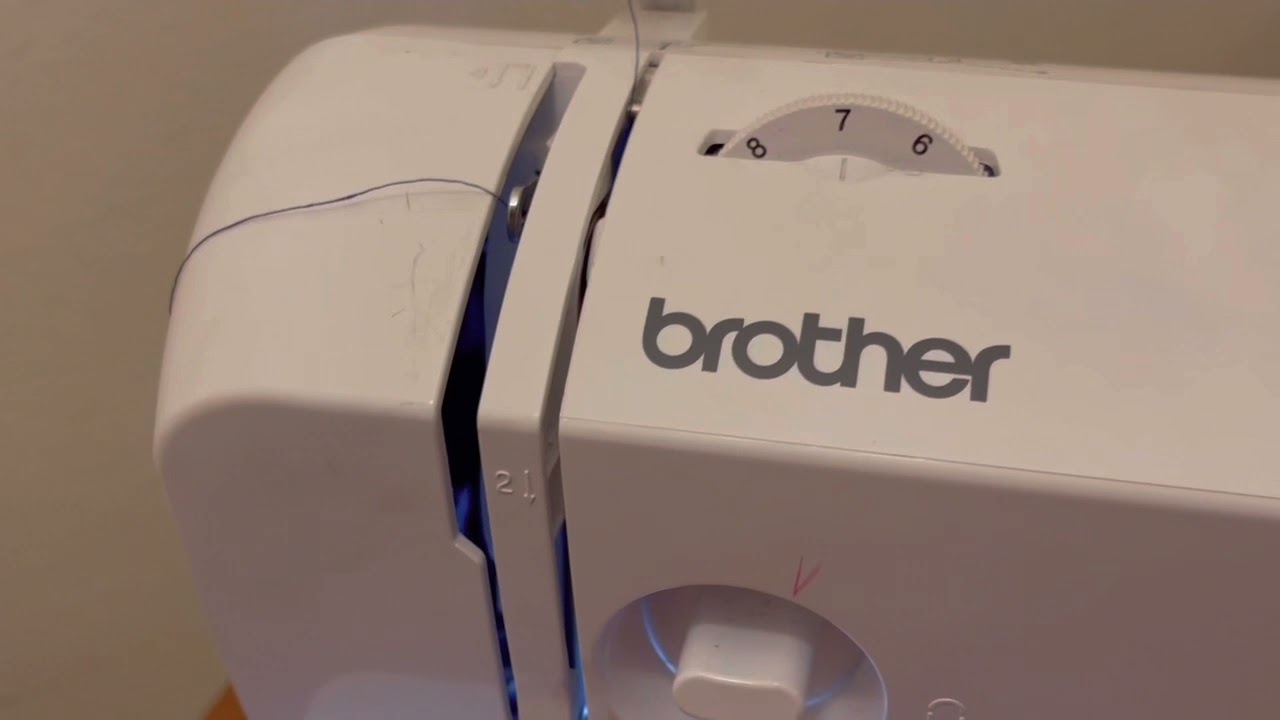 Brother LX3817 Sewing Machine- How to Fill and Load the Bobbin