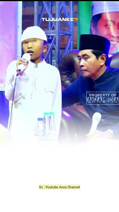 KH Anwar Zahid tak kuasa menahana air mata mendengar azzam bernyanyi #khanwarzahid #azzam #ibu
