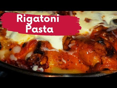 How to Make Store Bought Pasta Sauce Better - Rigatoni Tomato Pesto Pasta