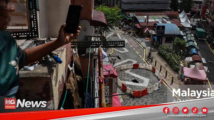 MGNews : Lagi Tanah Mendap Di Jalan Masjid India, 50 Meter Dari Lokasi Wanita Terjatuh